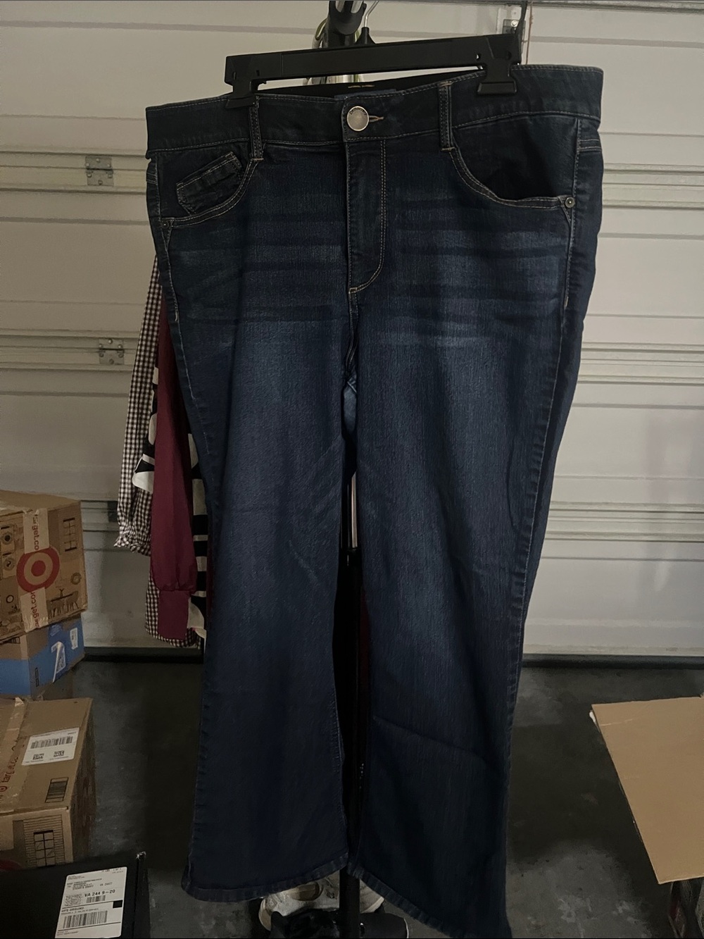 Women’s Democracy Dark Blue Stretch Bootcut Jeans